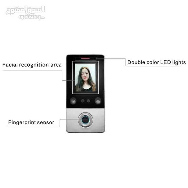 جهاز دخول بتصريح او بصمة للمكاتب و الشركات EL-CF1EM Face Recognition Fingerprint Reader