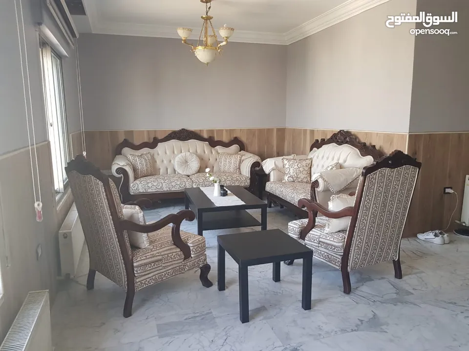 Furnished appartement in Shmesani for rent شقه مفروشه فرش كامل في موقع مميز قريب من الخدمات للايجار