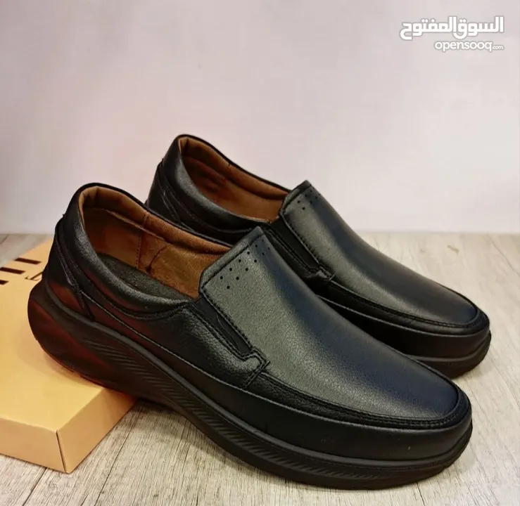 بابوج رجالي  جلد طبيعي طبي صناعة مصرية مكفول من انتاجنا الخاص جلد طبيعي