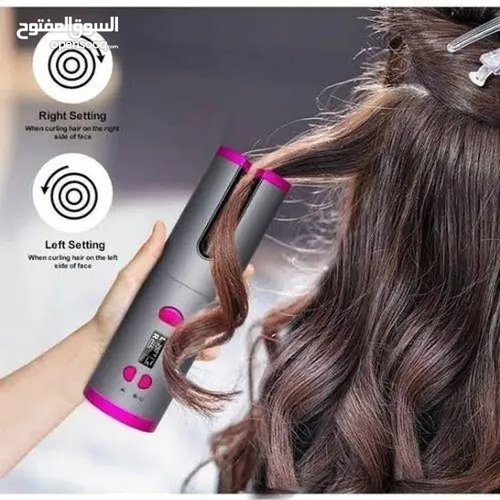 Cordless Hair Curler  مجعد الشعر اللاسلكي
