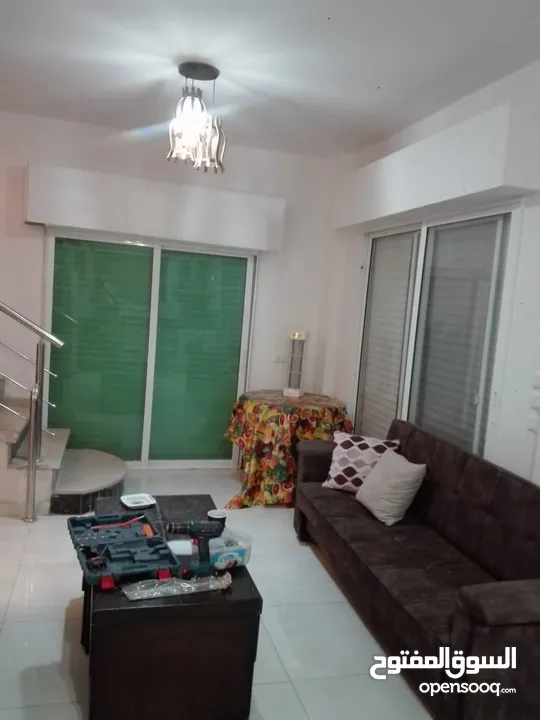 شاليه للايجار منطقه مطله جبل الروضه مطل ع البحر الميت وجبال فلسطين مسبح مغطى من اشعه الشمس