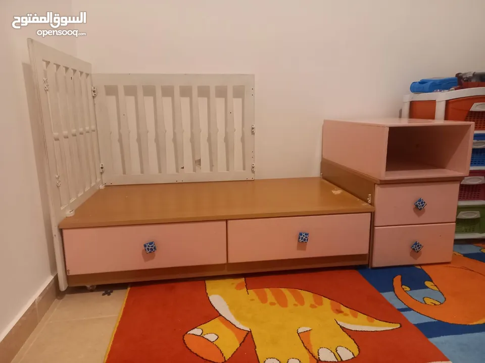 تخت بيبي من عمر يوم للخمس سنوات