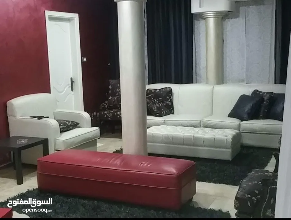 ‏شقة مفروشة طابقين سوبر 5 دقائق من تاج مول السفرات السعوديه و السورية  مطله