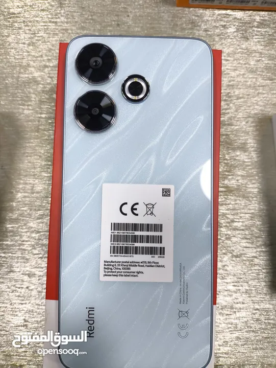 Redmi 13 لون ازرق محيطي مميز يوجد كفالة لمدة سنة