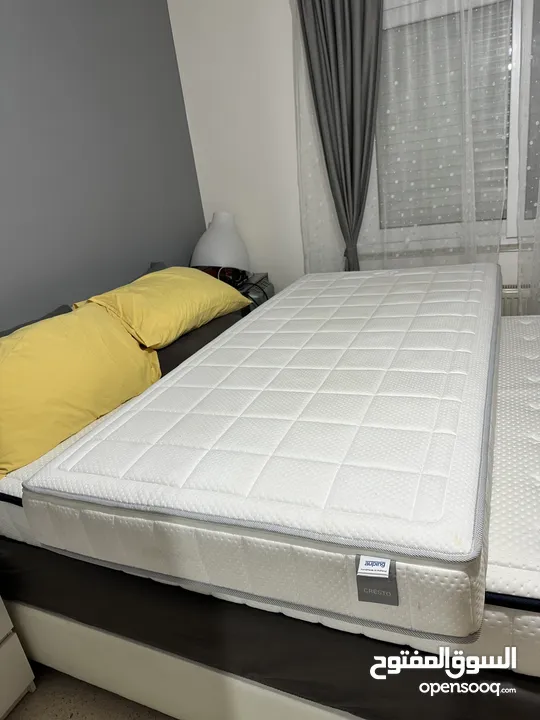 2 months used Auping Cresto Matress - 100x200 cm - Firm