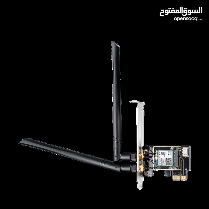 AX5400 Wi-Fi 6E Bluetooth 5.3 PCI-E Adapter WE3000 2.0 كرت انترنت داخلي جيمنج بمواصفات خيالة