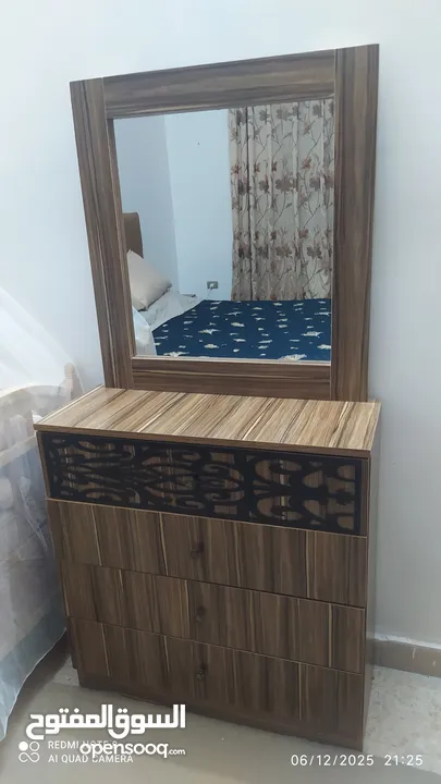 غرفة نوم استعمال عرسان خشب. لامينيت تركي