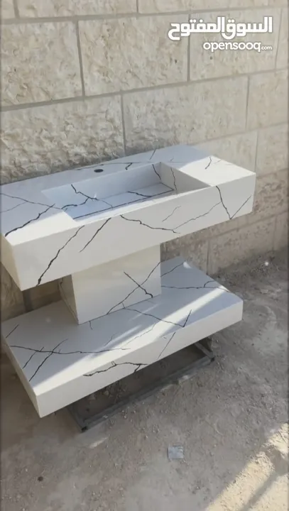 تفصيل مغاسل من بلاط بورسلان جميع المقاسات