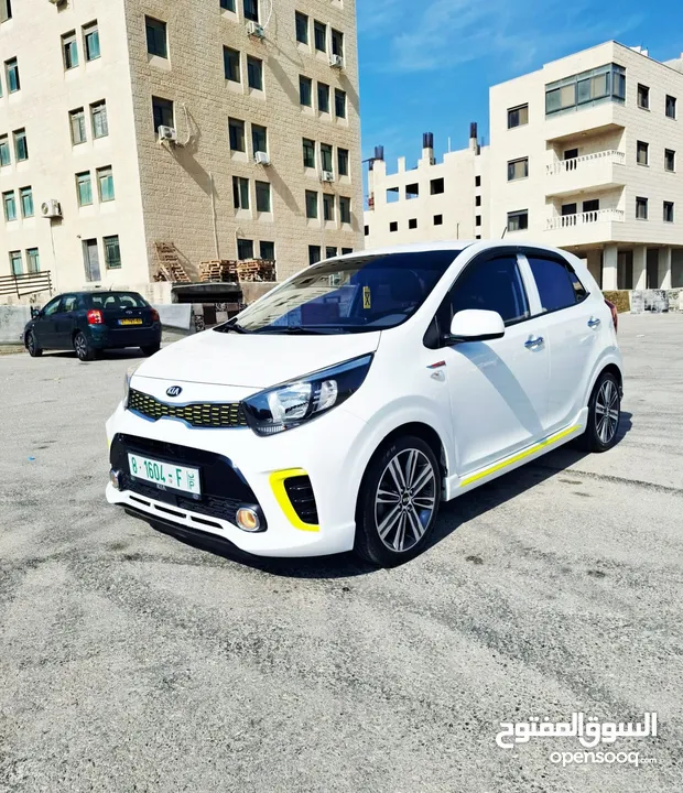 كيا بيكانتو 2020 GT line دهان الشركة  فل اضافات