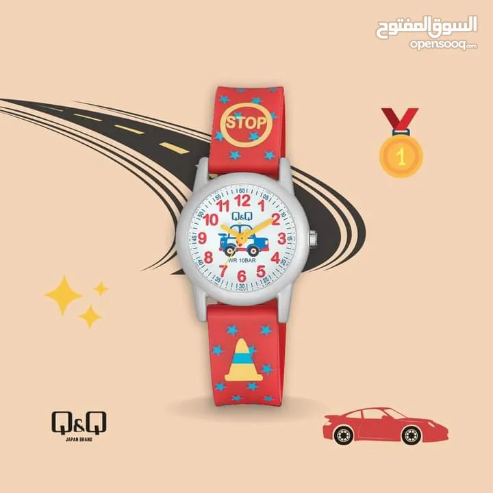 ساعات Q&Q للاطفال ولادي و بناتي عدة رسومات