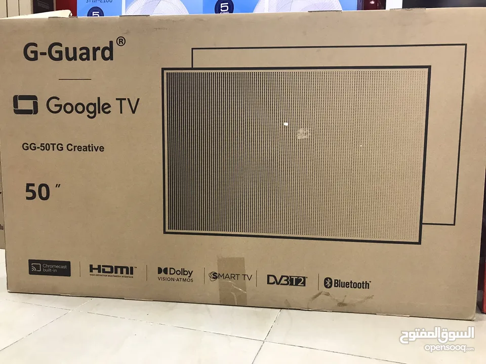 شاشة سعر حرررررق شاشة جي جارد 50 بوصة google TV الاصلي وليس مزور الوان ودقة عالية
