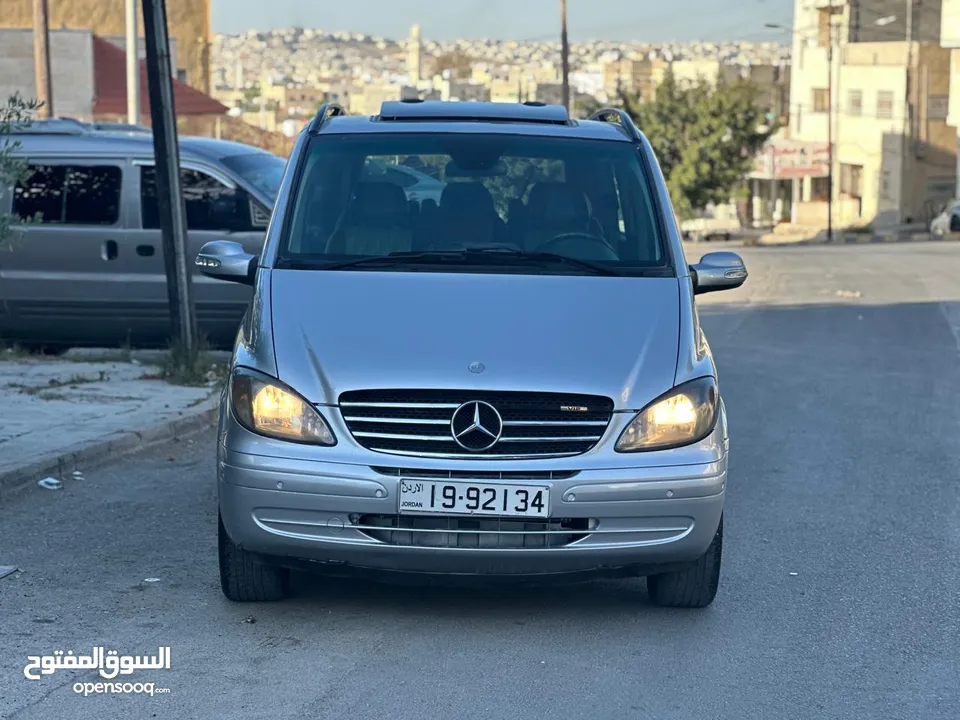 باص مرسيدس فيانو 2007 بنزين 7 ركاب VIP فل مسكر مع فتحة ترخيص سنة
