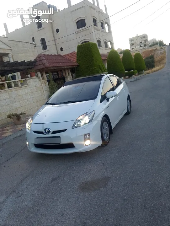 بريوس2011 اروبي كرت ابيض وكاله