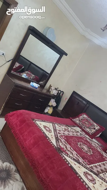 غرفة نوم خشب زان تفصيل زان ثقيله ولا اشي فيها