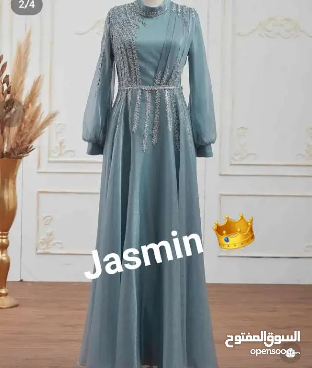 فساتين للمناسبات للمحجبات يوجد الوان وعدة مقاسات