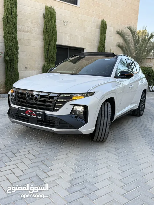 هونداي توسان NLine ترخيص 2023 محرك 1600 هايبرد plug in/يقطع على الشحنه 65 كيلو متر  271 حصان