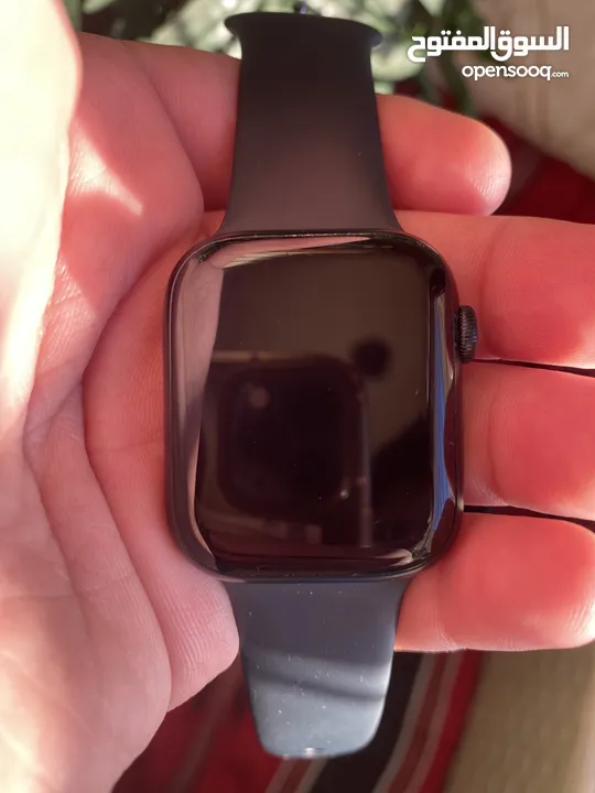 ابل واتش لون أسود سيرس 7 قياس 45 Apple Watch Black Edition Series 7 45mm