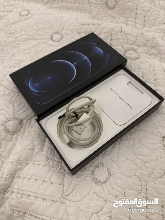 iPhone 12 Pro 512GB Blue with box and cable