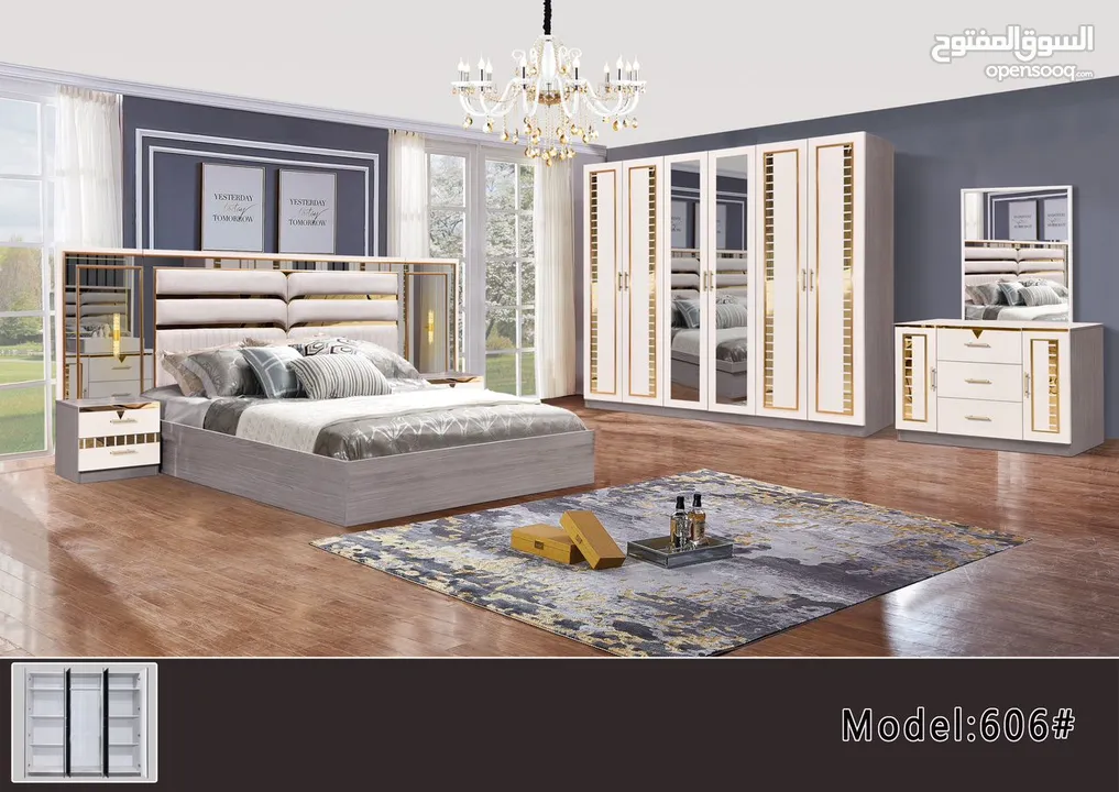 BEDROOM SETS 6 PCS