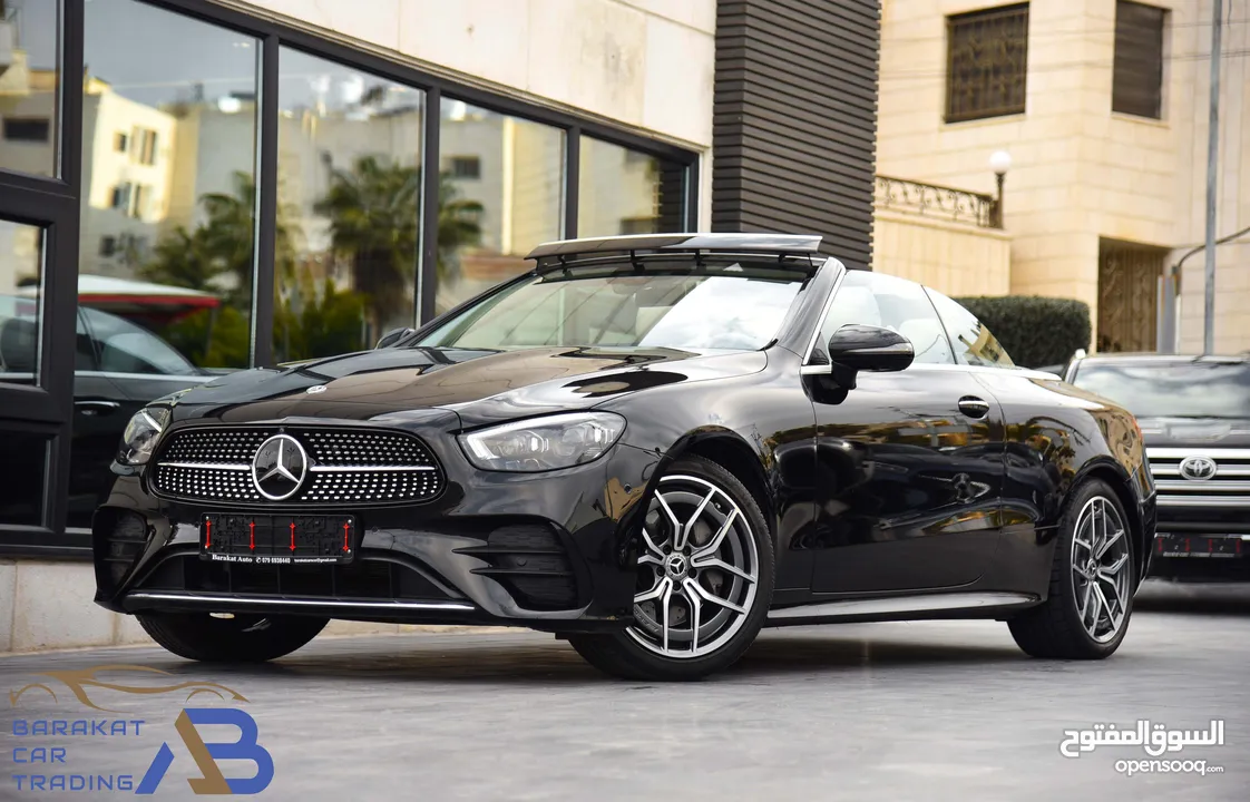 مرسيدس اي كلاس E200 كشف 2021 Mercedes E200 Cabriolet Mild Hybrid AMG Kit