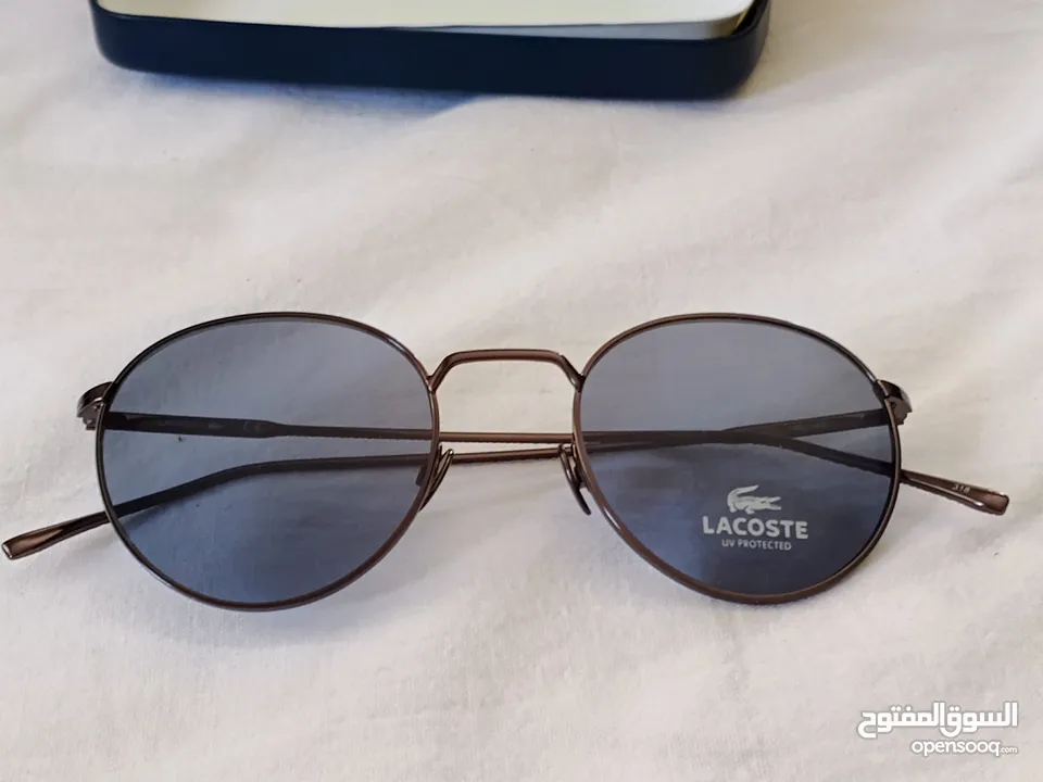 نظارة شمسيه لاكوست Lacoste جديدة  للبيع بسعر مغري