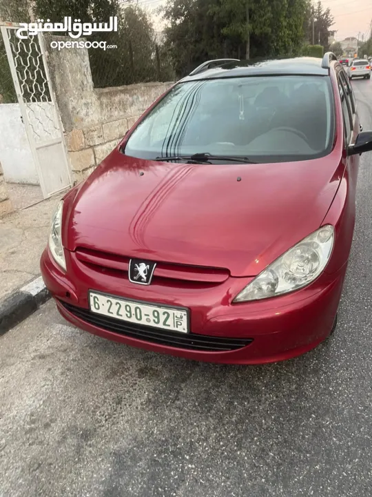 بيجو 307 للبيع اوبدل على سياره صغيره موديل 2005 6+1