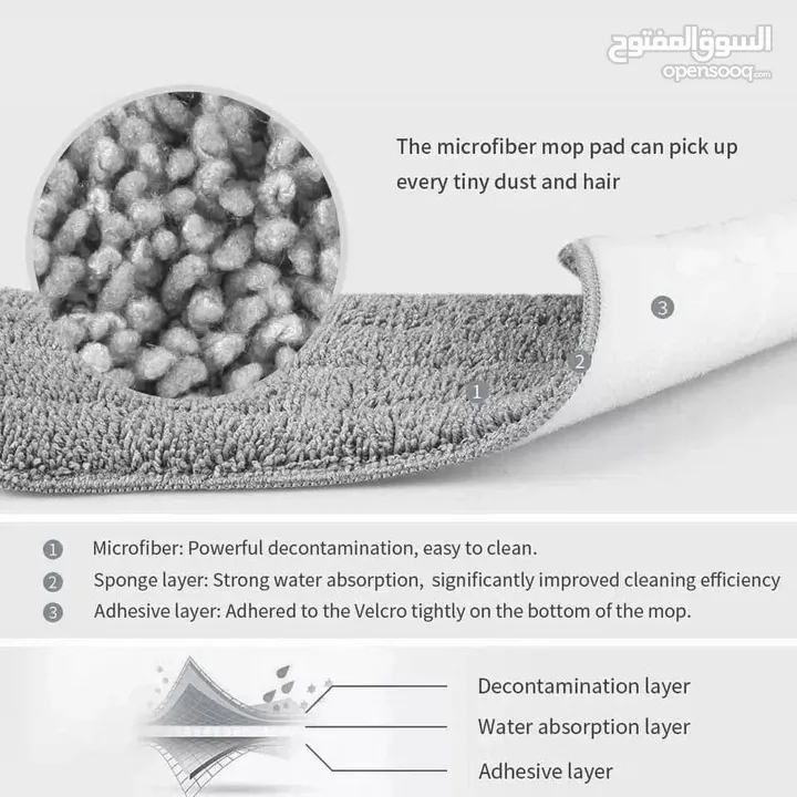 افضل ممسحة شبابيك وارضيات على الاطلاق ممسحة الرش Mop spray زجاجة بخاخ قابلة لإعادة ملئها بالماء