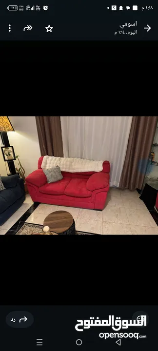 كنب دب امريكي اصلي بحاله جيده للبيع