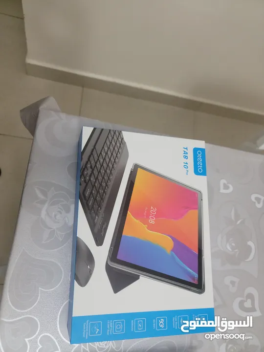 tablet oteeto 10 pro جديد مع كامل الاكسسوارات