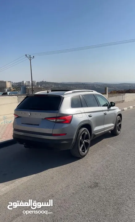 الجيب المميز سكودا كودياك ذو الدفع الرباعي واللون المميز والمواصفات الممتازه والمطلوبه والرائعه