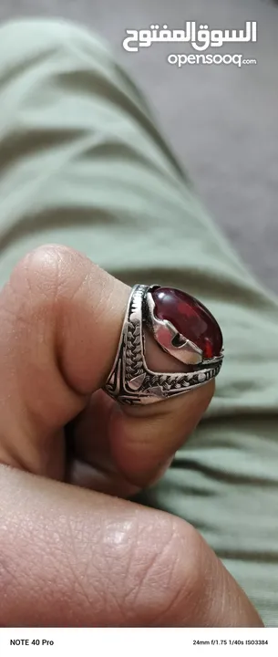 خواتم فضه مصريه مختوم 925 عدد 91 خاتم
