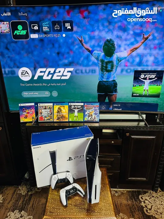Playstation 5 Slim Blueray  بلاستيشن 5 سلم