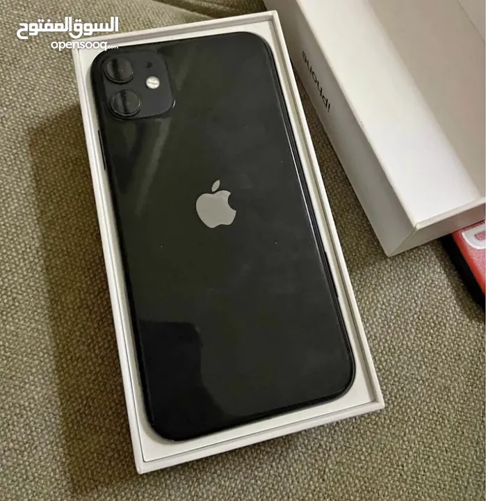 آيفون 11 عادي بحالة الوكاله  128 جيجا
