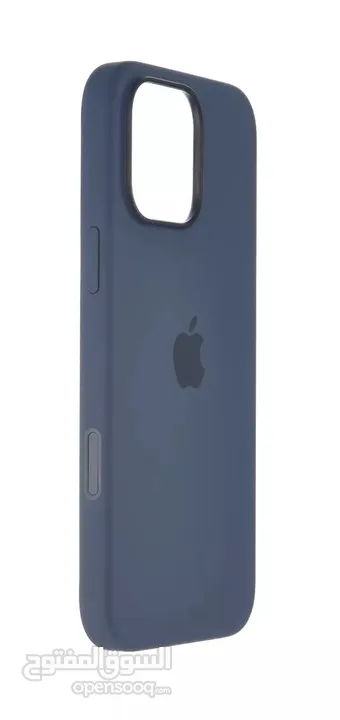 كفر آيفون 16 برو ماكس الأصلي آبل لون اسود Apple Original IPhone 16 Pro Max Silicone Case Black