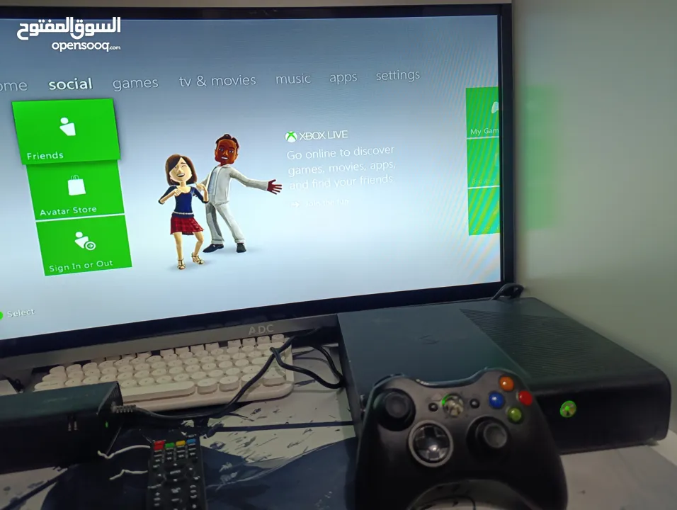 xbox 360 E  مهكرة مستعملة