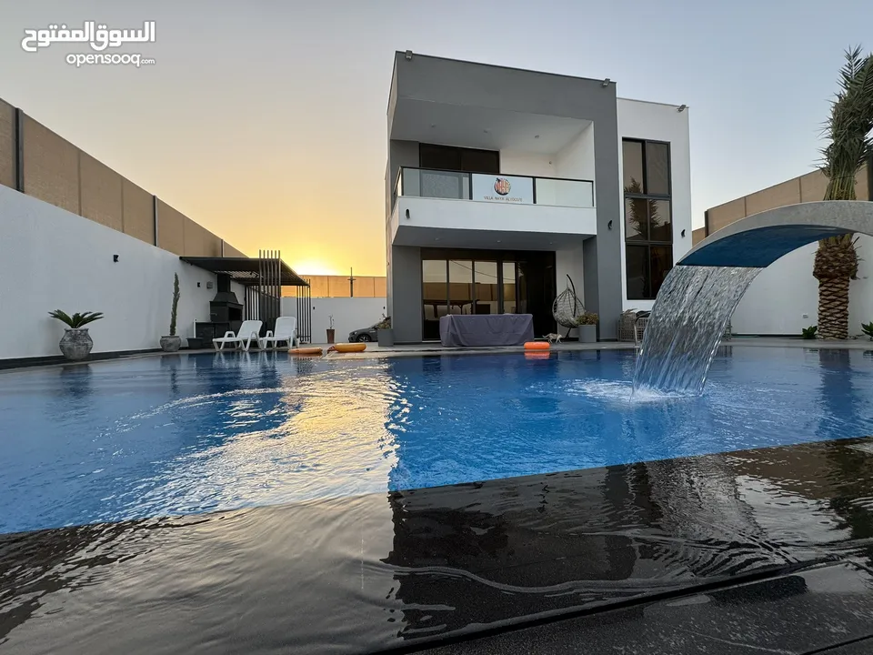 شاليه للإيجار اليومي بناء حديث وأثاث جديد وموقع مميز بافضل الأسعار من  (فيلا نايا اليوسفي )
