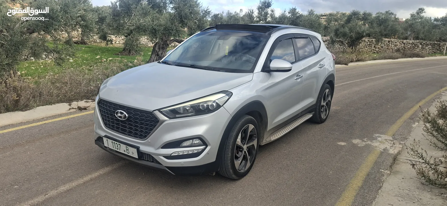 جيب هواندي توسان موديل 2016-ماتور 2000ديزل فل فل اضافات مع فتحة سقف بنوراما الجيب فحص شركة ونخب