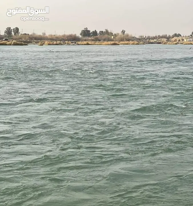 قطعه ارض للبيع مباشره على نهر دجله المساحه 716مترسعر المتر32ورقه