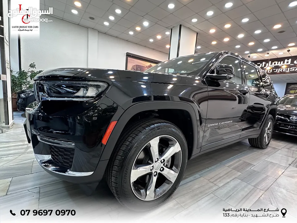 ‎جيب جراند شيروكي L ليميتد دفع رباعي V6 3.6L اعلى صنف 2022 ‏Jeep Grand Cherokee L Limited