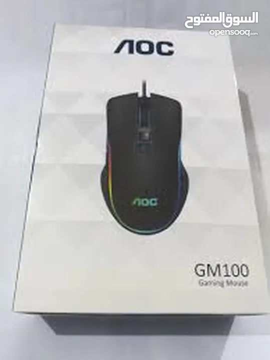 ماوس جيمنج mouse AOC GM100 GAMING MOUSE من اه او سي    2400 دب اي 