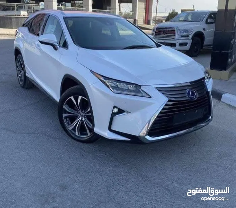 جيب لكزس Rx450h 2019 Lexus Rx450h 2019 hybrid  كرت ابيض
