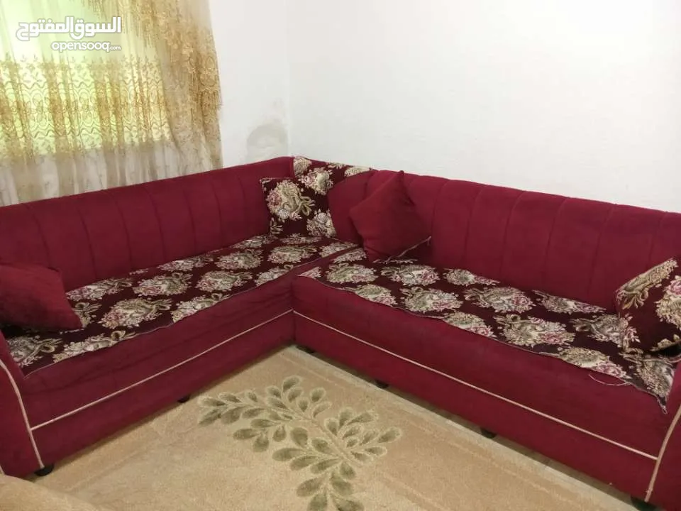 طقم كورنر لون خمري