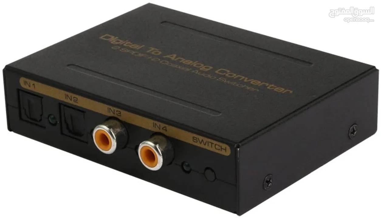 Digital to Analog Converter 2 SPDIF+2 Coaxial Audio Switcher