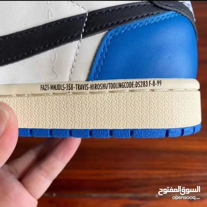 شوز إير جوردن 1 ترافيس سكوت X فريغمنت' shoes nike Jordan 1 Retro Low  Fragment x Travis Scott  حذاء