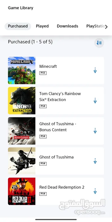 حساب RDR2 و Ghost Of Tsushima Director's Cut فول اكسس بسعر نار
