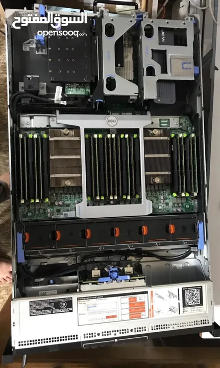 سيرفر Dell بمواصفات ضخمة للبيع - Dell Poweredge r820 مستخدم خفيف جدا