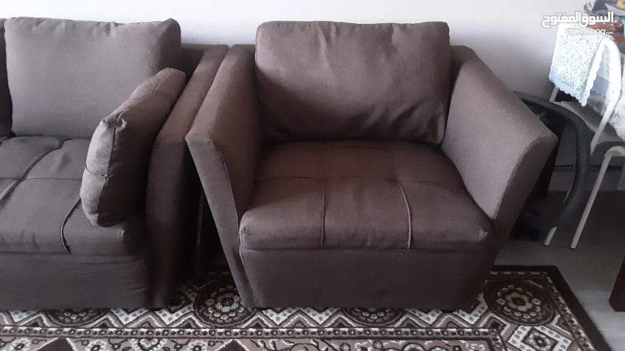 Brown Color Sofa Set