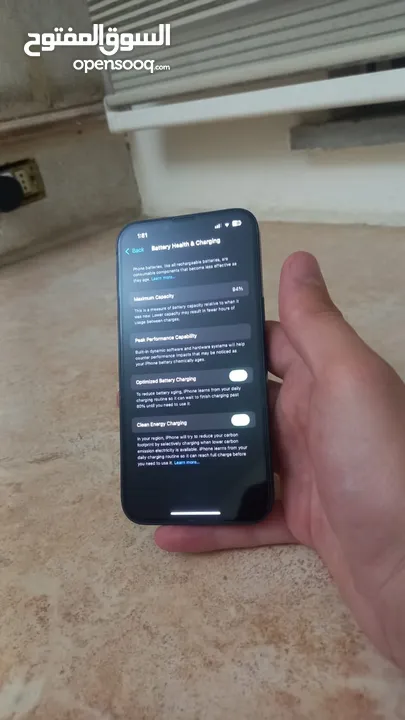 iphone 13 128GB بطارية 94 لون اسود مش مفتوح ولا مستبدل فيو اي قطعة للبيع