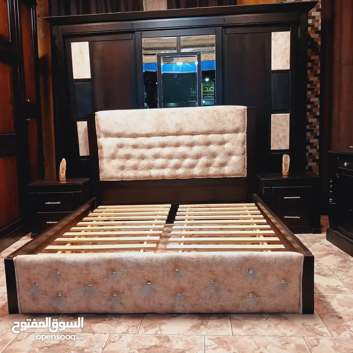 غرفه نوم شبه جديد بيع سعر مغري