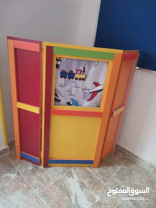 لوح وجهين كتابة و مغناطيس.